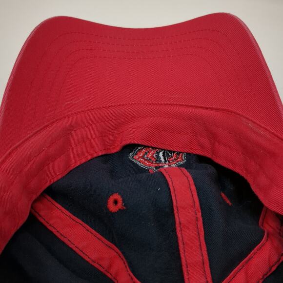 American Dry Goods Strapback Baseball Cap Black One Size Adjustable Cotton - Picture 8 of 10